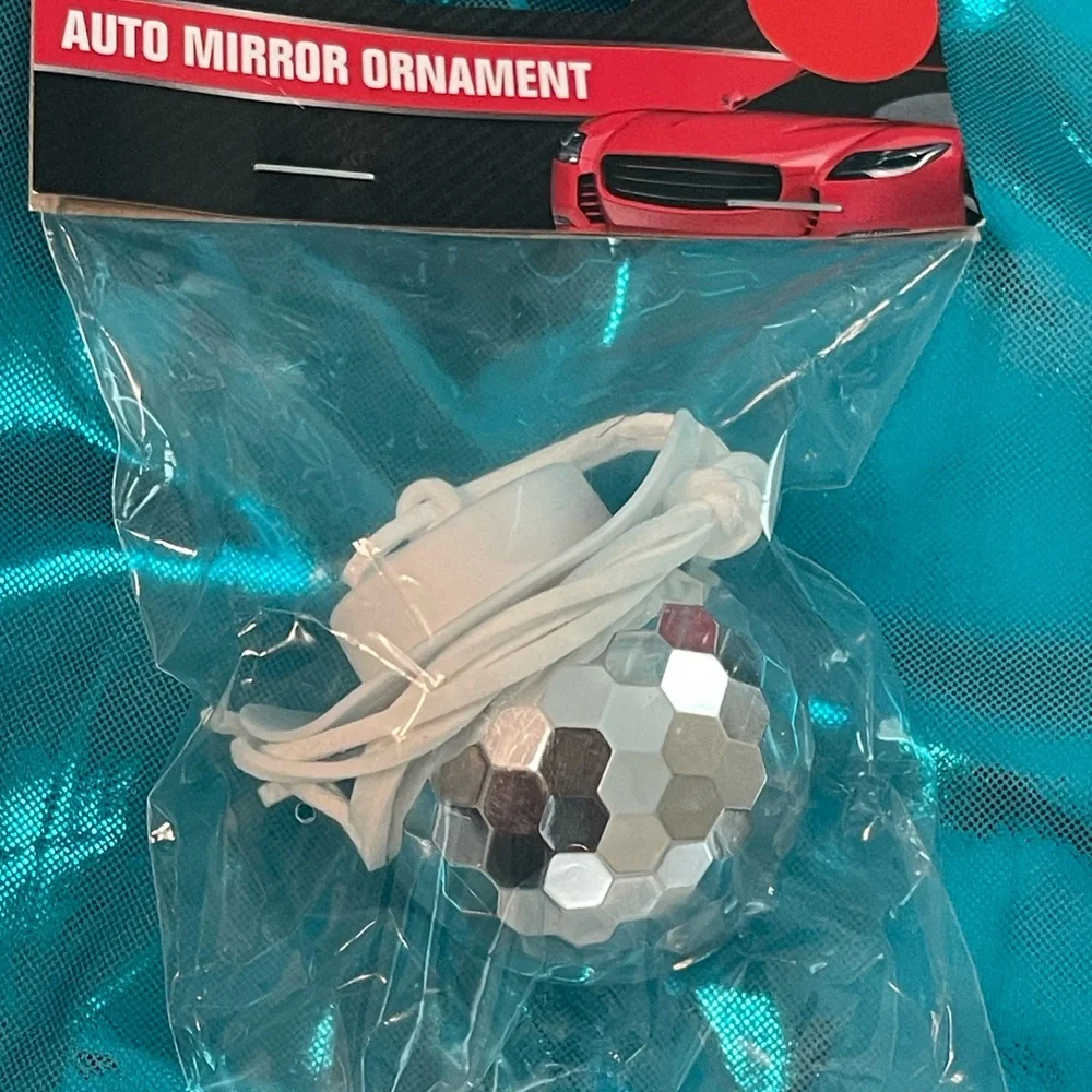 Silver Disco Ball Party Set 12 Piece Bundle